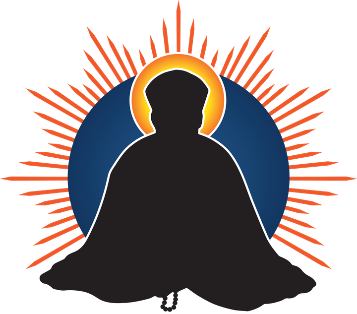 DGN Sounds emblem: a seated figure in silhouette before a rising sun